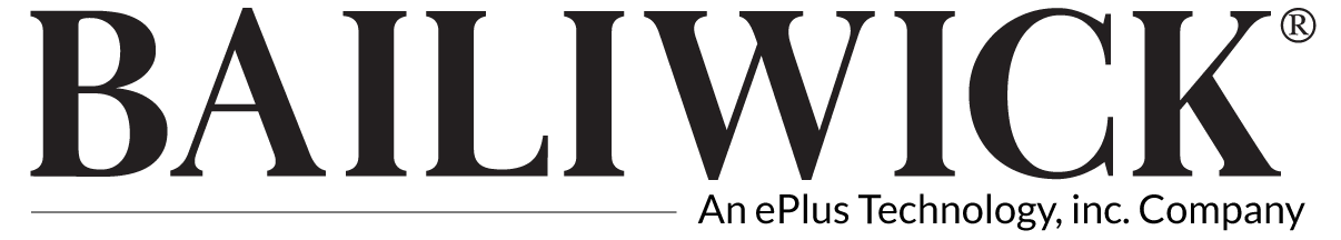 Bailiwick, an ePlus Technology, inc. Company wordmark
