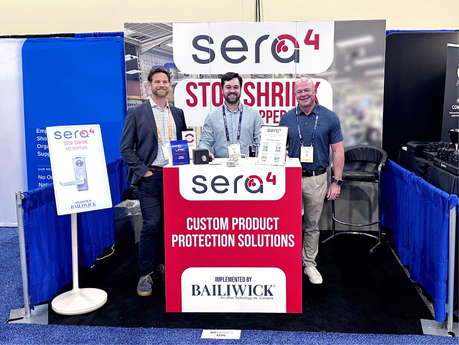 Bailiwick and Sera4 at the booth during NRF Protect 2025.