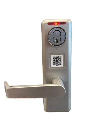 Industrial-grade handle smart lock.