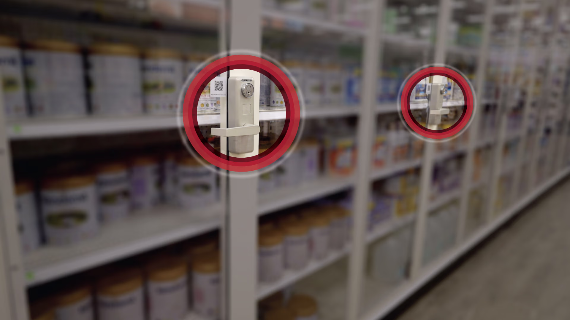 Digital locks protecting goods without customer friction.