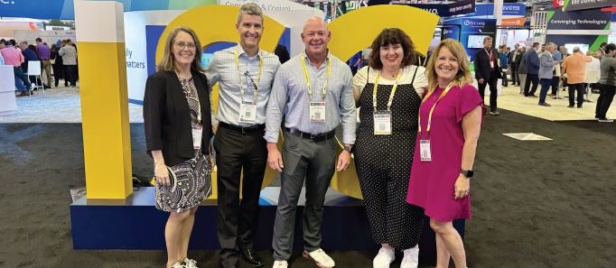 The Bailiwick team at ISC West.